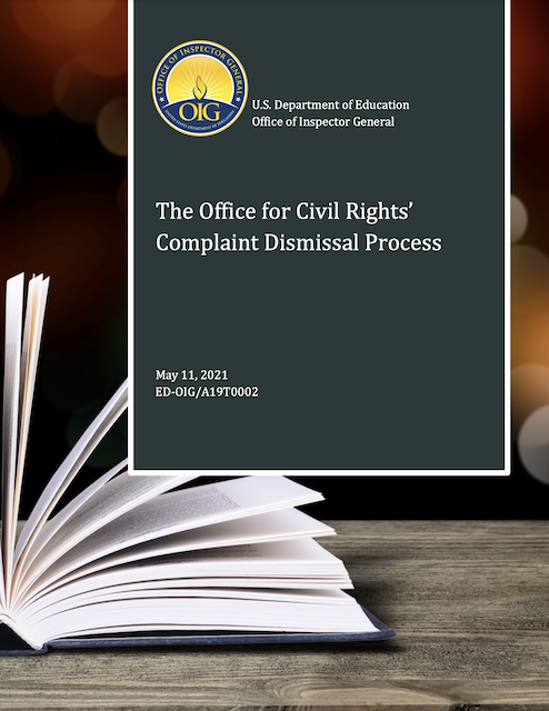 Cover of OCR Complaint Dismissal Process