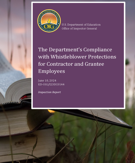 Cover of the report