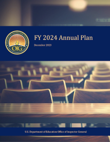 Cover of FY 2024 Annual Plan